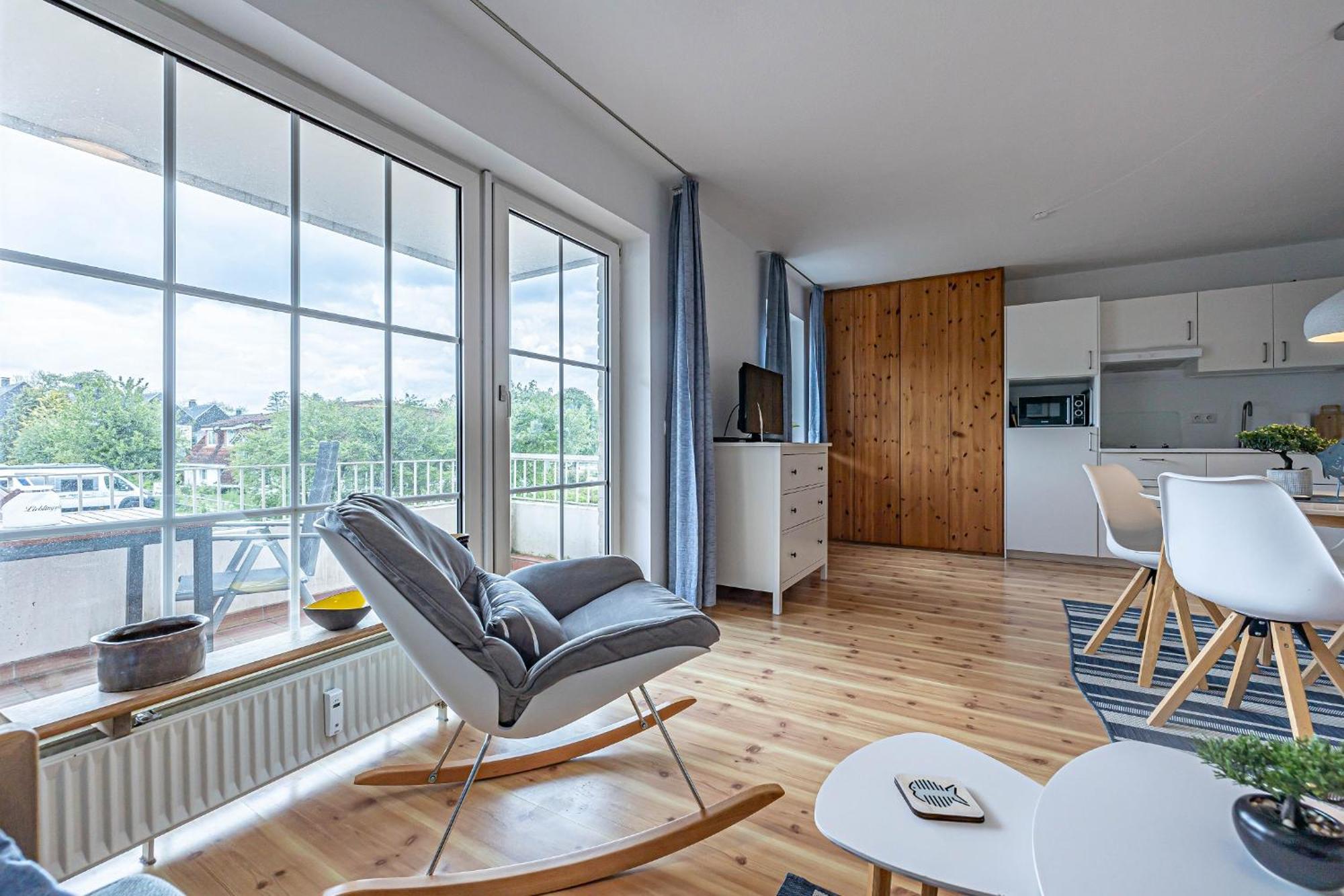 Fewo1846 - Strandresidenz Wassersleben Nele - Studioapartment Mit Balkon Und Meerblick Harrislee Dış mekan fotoğraf
